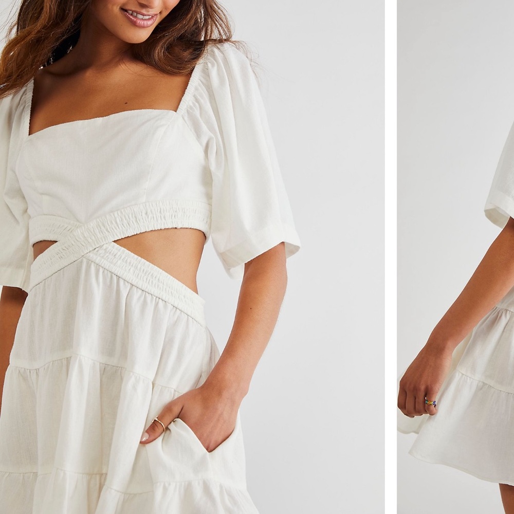 cross of sunlight free people mini dress